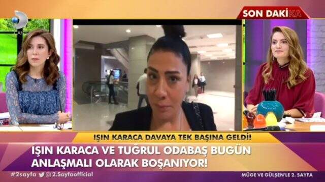 Ünlü şarkıcı Işın Karaca, 3 yıllık eşi Tuğrul Odabaşı'ndan boşanıyor