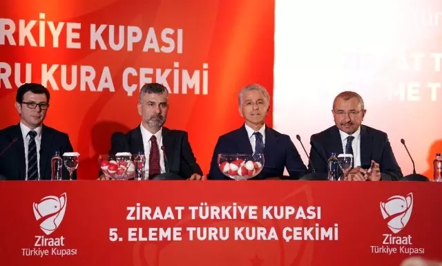 Ziraat Türkiye Kupası 5. Eleme Turu kuraları çekildi Ziraat Türkiye Kupası 5. Eleme Turu kuraları çekildi