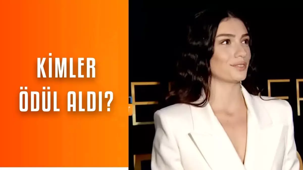 24.Altın Objektif Ödülleri'nde ünlüler geçidi! Kimler ödül aldı?
