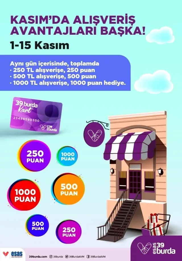 39 Burda'da hediye dükkanı avantajları devam ediyor 39 Burda'da hediye dükkanı avantajları devam ediyor