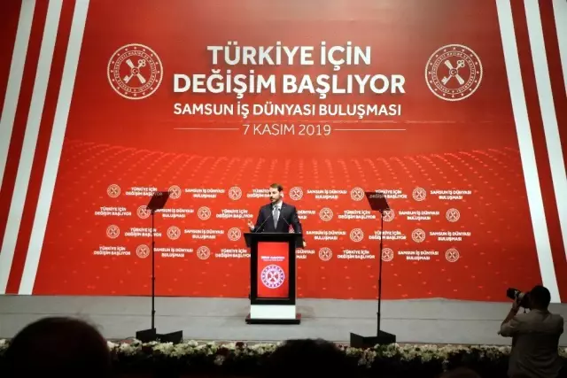 Bakan Albayrak'tan Samsun'a sanayi müjdesi Bakan Albayrak'tan Samsun'a sanayi müjdesi