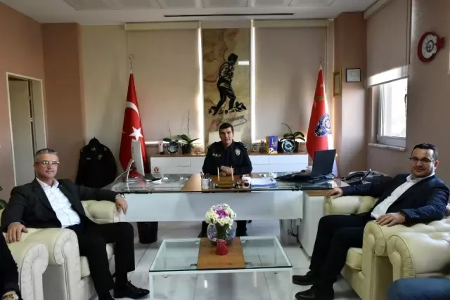 Başkan Kanar'dan Kurum ziyaretleri Başkan Kanar'dan Kurum ziyaretleri
