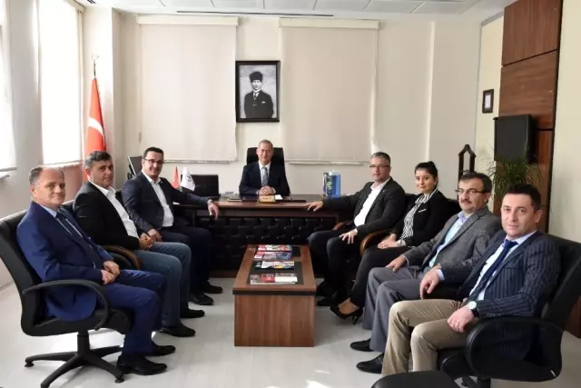 Başkan Kanar'dan Kurum ziyaretleri Başkan Kanar'dan Kurum ziyaretleri