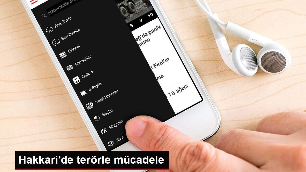 Hakkari'de terörle mücadele