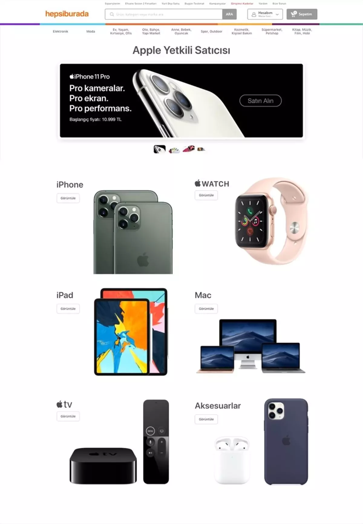 Hepsiburada, Apple'ın tek yetkili e-ticaret platformu oldu
