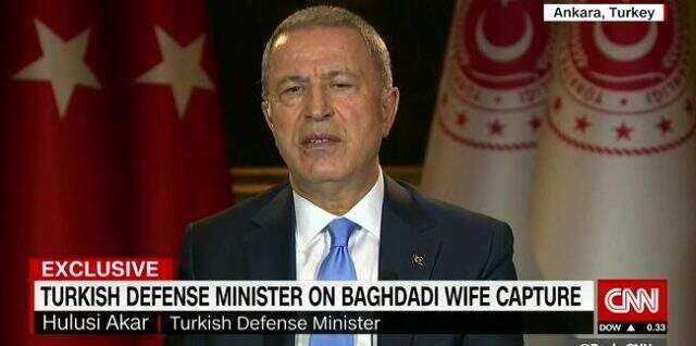 Hulusi Akar: Bağdadi'nin eşinin yakalanmasıyla ilgili yeni bilgiler açıklayacağız