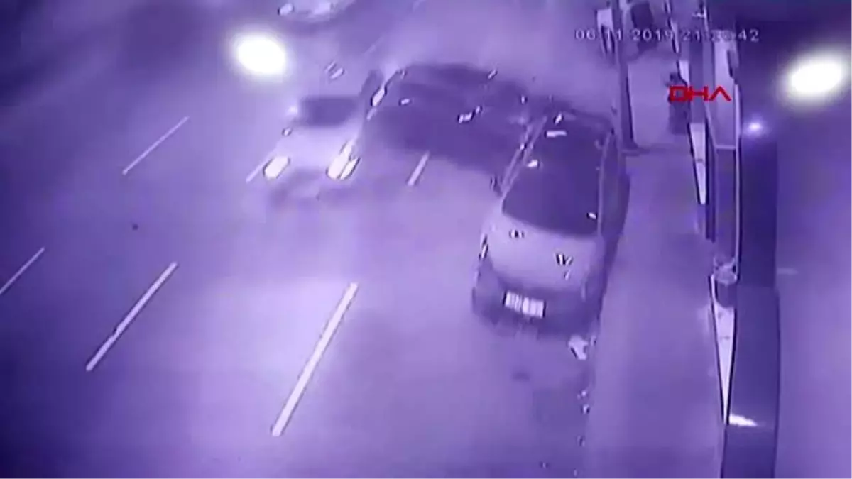 Kağıthane'deki feci kaza kamerada