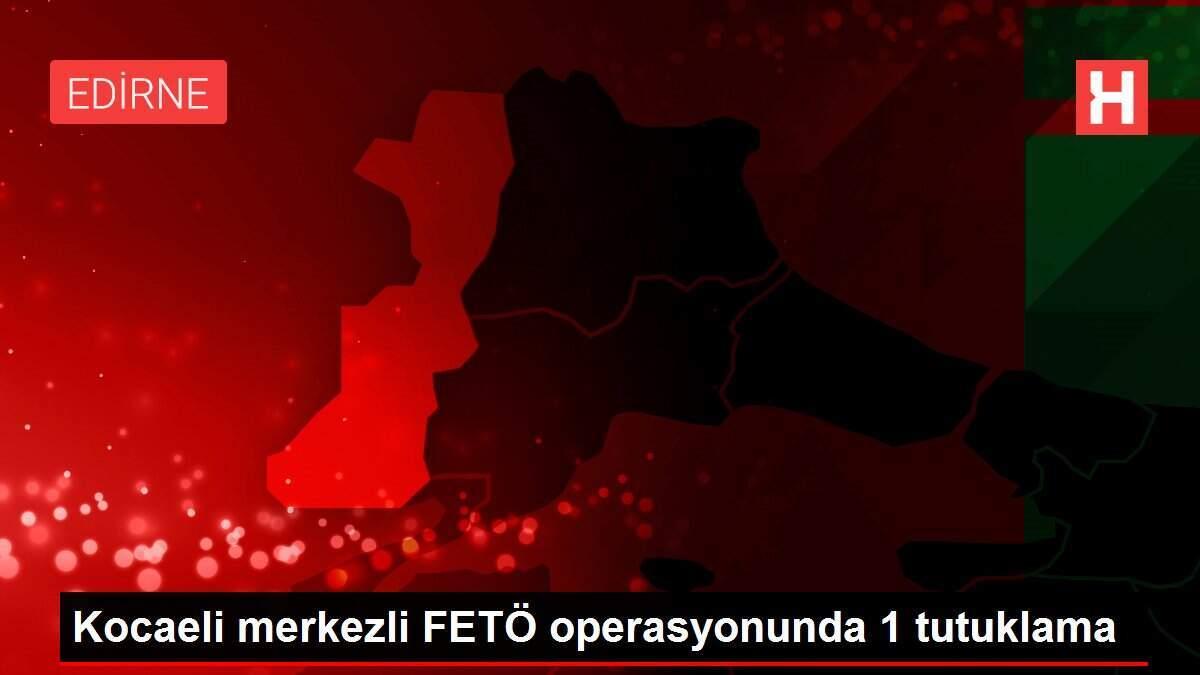 Kocaeli merkezli FETÖ operasyonunda 1 tutuklama