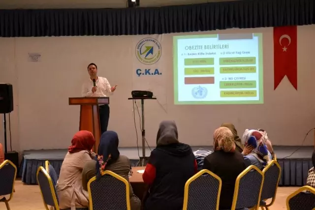 Kozan'da 'Obezite ve sağlıklı beslenme' semineri Kozan'da 'Obezite ve sağlıklı beslenme' semineri