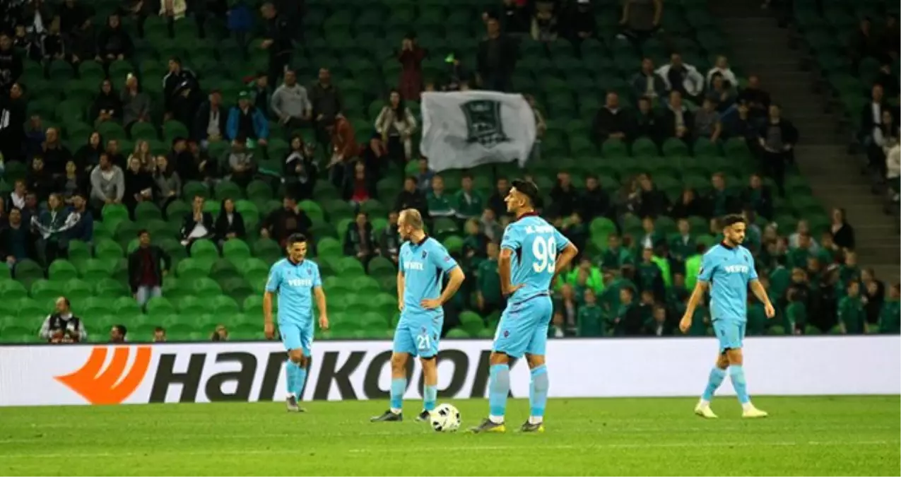 Trabzonspor, Krasnodar'a 3-1 mağlup oldu!