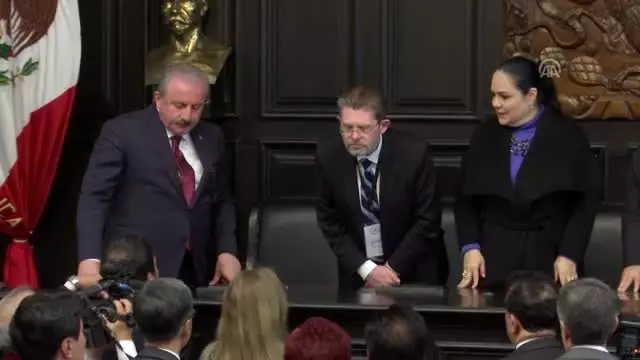 TBMM Başkanı Şentop, Tarihi Meksika Cumhuriyeti Senatosu'nu ziyaret etti TBMM Başkanı Şentop, Tarihi Meksika Cumhuriyeti Senatosu'nu ziyaret etti