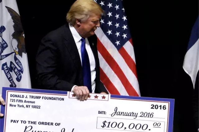 ABD Başkanı Trump'a yardım kuruluşunu kâr amaçlı kullandığı gerekçesiyle 2 milyon dolar ceza verildi ABD Başkanı Trump'a yardım kuruluşunu kâr amaçlı kullandığı gerekçesiyle 2 milyon dolar ceza verildi