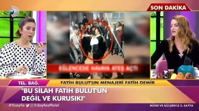 Asker eğlencesinde 11 el ateş eden Fatih Bulut'un menajerinden ilk açıklama: O kendini bilen biri