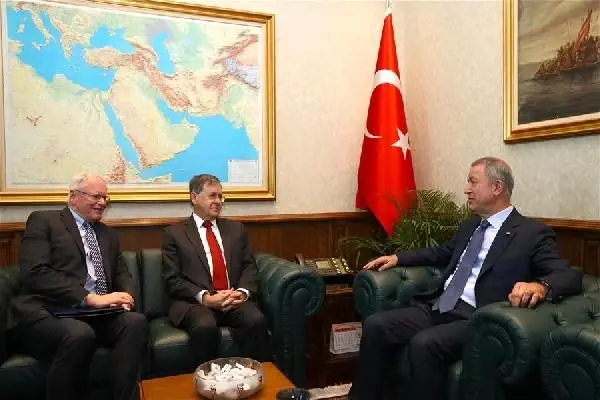 Bakan Akar, ABD Suriye Özel Temsilcisi Jeffrey ile görüştü Bakan Akar, ABD Suriye Özel Temsilcisi Jeffrey ile görüştü