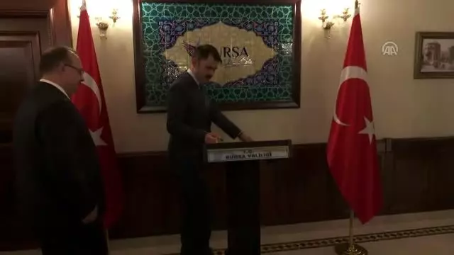 Bakan Kurum'dan Vali Canbolat'a ziyaret Bakan Kurum'dan Vali Canbolat'a ziyaret