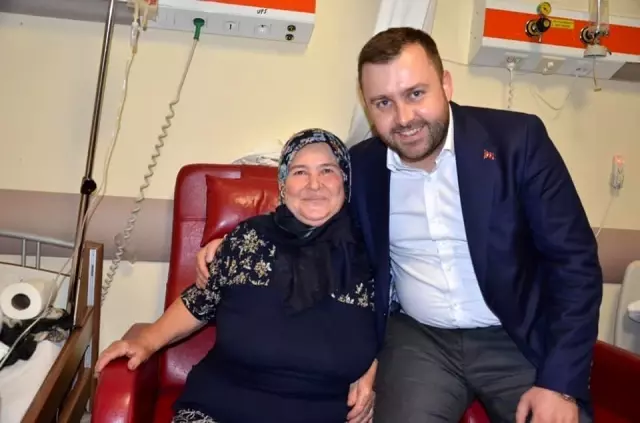 Başkan Yüksel hastaların kandilini kutladı Başkan Yüksel hastaların kandilini kutladı