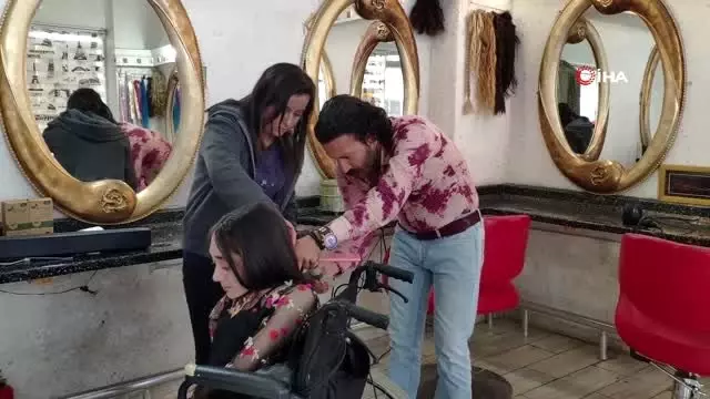 Bedensel engelli Beyza'dan örnek davranış Bedensel engelli Beyza'dan örnek davranış
