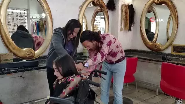 Bedensel engelli Beyza'dan örnek davranış Bedensel engelli Beyza'dan örnek davranış