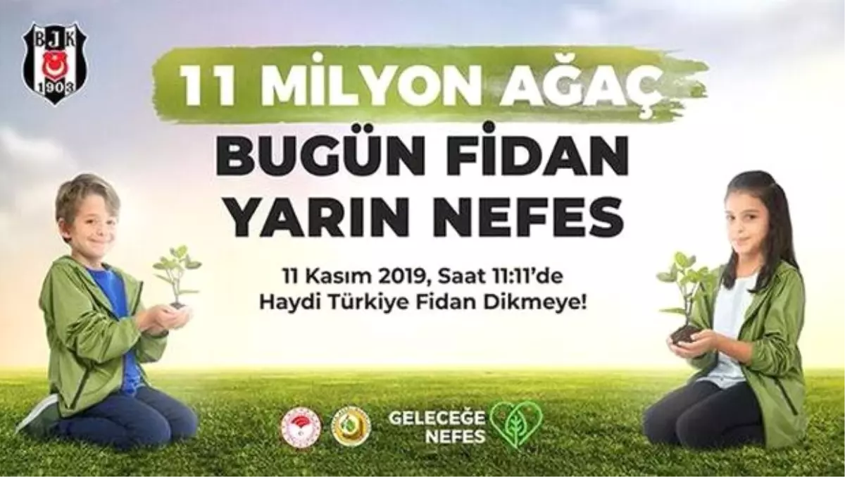 Beşiktaş'tan taraftarlarına 'Geleceğe Nefes Ol' çağrısı!