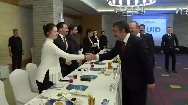 Çavuşoğlu, Uluslararası Demokratlar Birliği'nin Antalya Çalıştayı'na katıldı Çavuşoğlu, Uluslararası Demokratlar Birliği'nin Antalya Çalıştayı'na katıldı