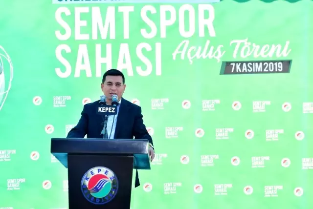 Gaziler Semt Spor Sahası törenle açıldı Gaziler Semt Spor Sahası törenle açıldı