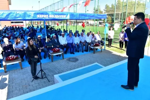 Gaziler Semt Spor Sahası törenle açıldı Gaziler Semt Spor Sahası törenle açıldı