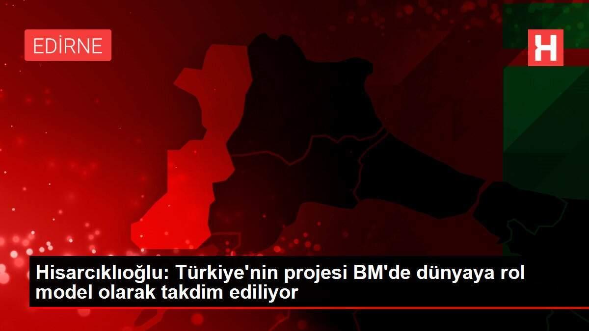 Hisarcıklıoğlu: Türkiye'nin projesi BM'de dünyaya rol model olarak takdim ediliyor Hisarcıklıoğlu: Türkiye'nin projesi BM'de dünyaya rol model olarak takdim ediliyor