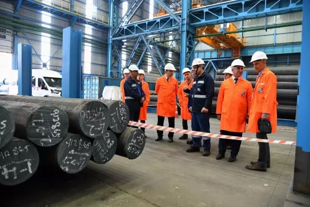 MSB heyeti milli denizaltı ve gemiler için KARDEMİR'de inceleme yaptı MSB heyeti milli denizaltı ve gemiler için KARDEMİR'de inceleme yaptı