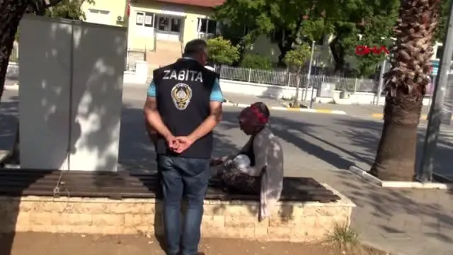 Muğla fethiye'de zabıtadan dilenci timi