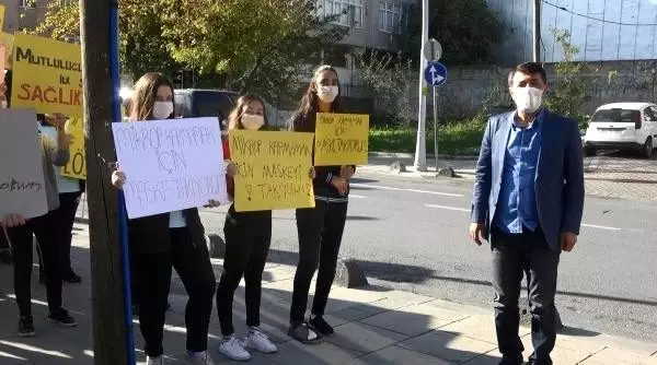 Öğrenciler lösemili çocuklar için yürüdü Öğrenciler lösemili çocuklar için yürüdü