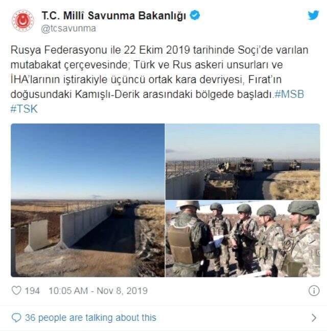Rusya ile üçüncü ortak devriye başladı