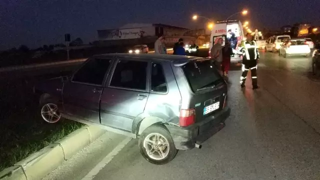 Samsun'da trafik kazası: 1 yaralı