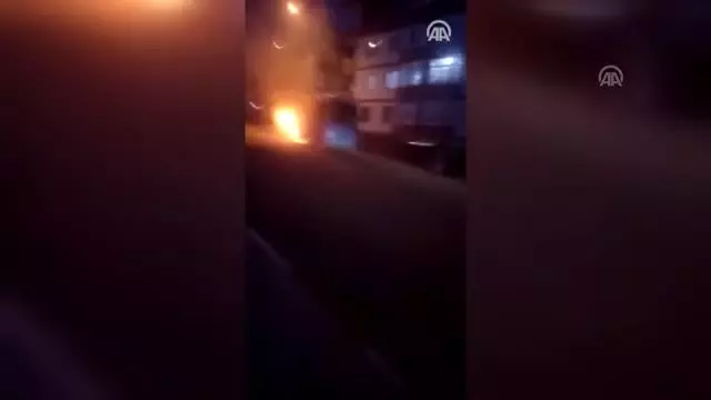 Seyir halindeki otobüste yangın çıktı Seyir halindeki otobüste yangın çıktı
