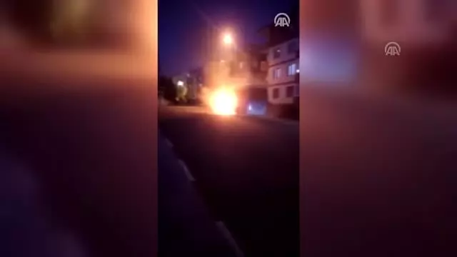 Seyir halindeki otobüste yangın çıktı Seyir halindeki otobüste yangın çıktı