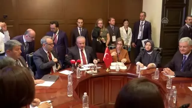 TBMM Başkanı Şentop, Güney Kore Ulusal Meclis Başkanı Sang ile görüştü TBMM Başkanı Şentop, Güney Kore Ulusal Meclis Başkanı Sang ile görüştü