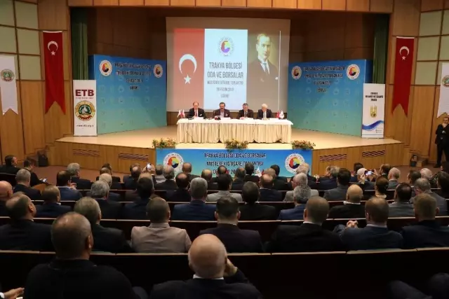 Trakya Bölgesi Oda ve Borsaları Müşterek İstişare Toplantısı gerçekleştirildi Trakya Bölgesi Oda ve Borsaları Müşterek İstişare Toplantısı gerçekleştirildi