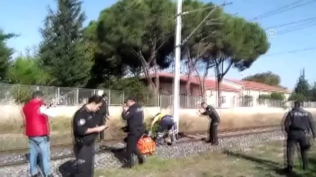 Trenin çarptığı kişi öldü Trenin çarptığı kişi öldü