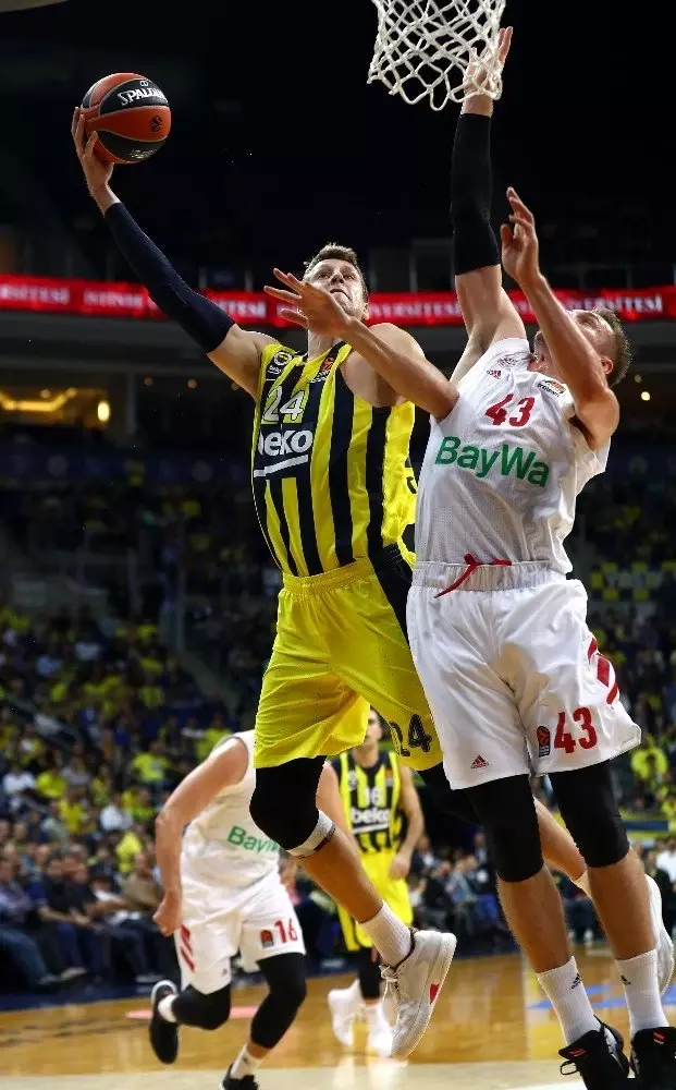 Turkish Airlines EuroLeague: Fenerbahçe Beko: 90 - Bayern Münih: 82 Turkish Airlines EuroLeague: Fenerbahçe Beko: 90 - Bayern Münih: 82