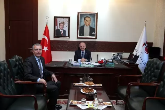 Vali Çakacak, Meteoroloji 3. Bölge Müdürü Tepe'yi kabul etti