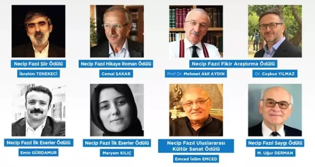 2019 Necip Fazıl Ödülleri açıklandı 2019 Necip Fazıl Ödülleri açıklandı