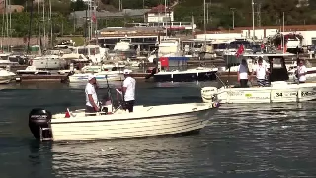 Alanya'da olta balıkçılığı turnuvası başladı Alanya'da olta balıkçılığı turnuvası başladı