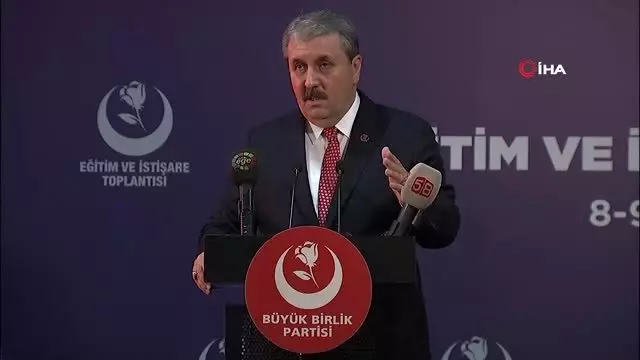 BBP lideri Mustafa Destici: 'ABD Temsilciler Meclisi'nde alınan kararların değeri yoktur' BBP lideri Mustafa Destici: 'ABD Temsilciler Meclisi'nde alınan kararların değeri yoktur'