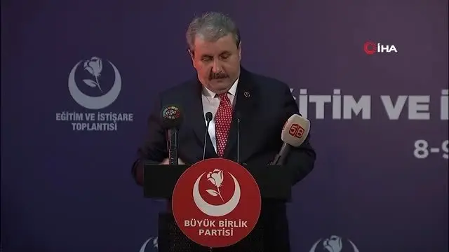 BBP lideri Mustafa Destici: 'ABD Temsilciler Meclisi'nde alınan kararların değeri yoktur' BBP lideri Mustafa Destici: 'ABD Temsilciler Meclisi'nde alınan kararların değeri yoktur'