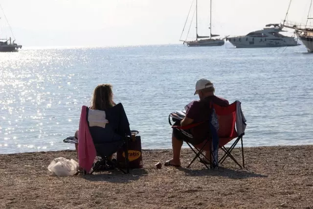 Bodrum'da Kasım ayında deniz keyfi Bodrum'da Kasım ayında deniz keyfi