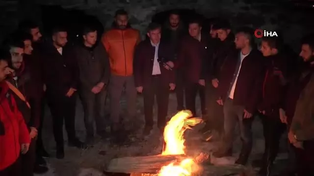 Erzurum'da Tarihi Aziziye ve Mecidiye tabyalarında ecdada saygı nöbeti