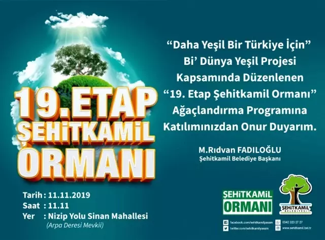 Fadıloğlu'dan fidan dikimi daveti Fadıloğlu'dan fidan dikimi daveti