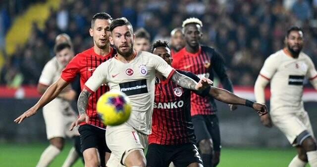 Galatasaray deplasmanda Gaziantep'i 2-0 yendi