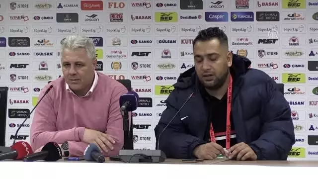 Gaziantep FK-Galatasaray maçının ardından - Marius Sumudica Gaziantep FK-Galatasaray maçının ardından - Marius Sumudica