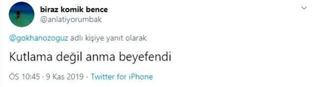 Gökhan Özoğuz'un 10 Kasım paylaşımı sosyal medyada tepki gördü