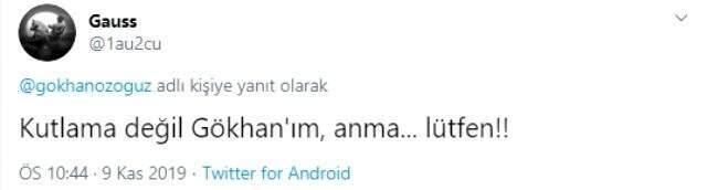 Gökhan Özoğuz'un 10 Kasım paylaşımı sosyal medyada tepki gördü